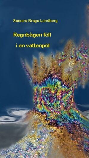 Regnbågen föll i en vattenpöl